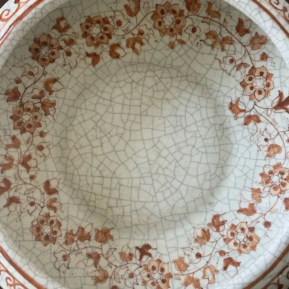 Signed Raku Crackled Bowl - Picture 6 of 9